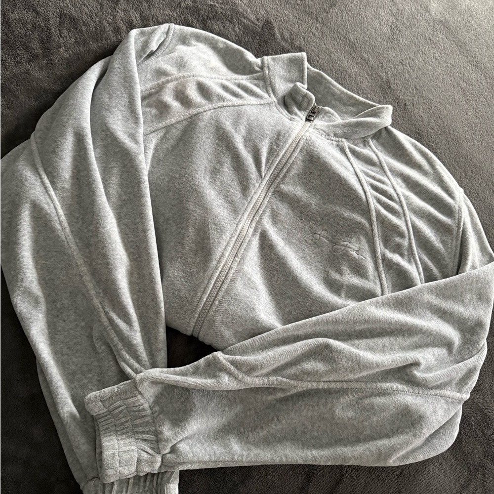 Vintage Sean Jean zip up fleece sweater